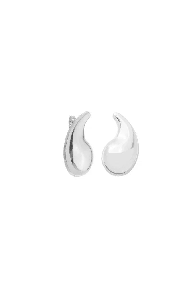 18k Gold / Rhodium Plated Drop Earring