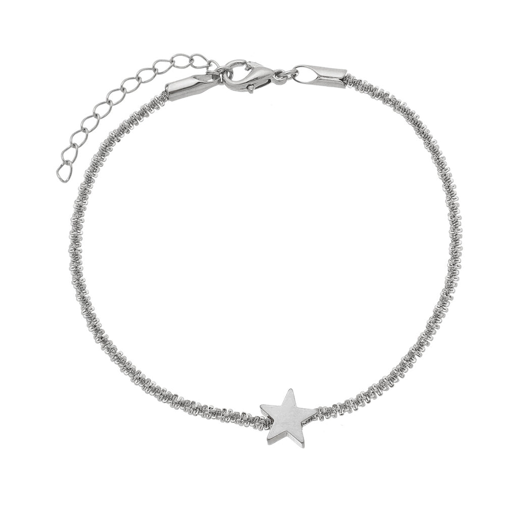 18k Gold Plated / Rodhium Plated Mesh Bracelet
