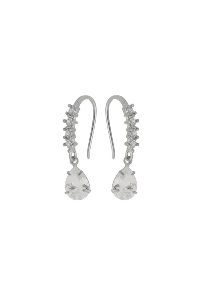 18k Gold Plated Dangle Teardrop Earring