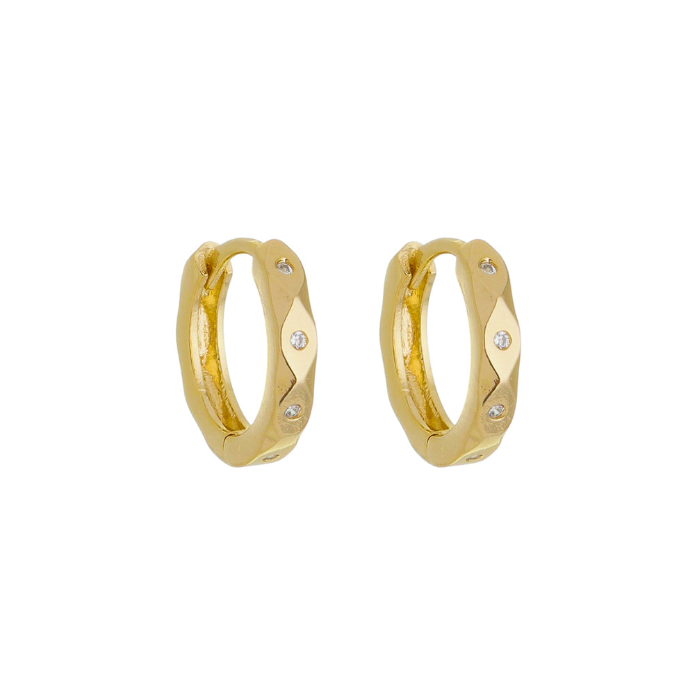 18k Gold Plated Tiny Light Stud Earrings