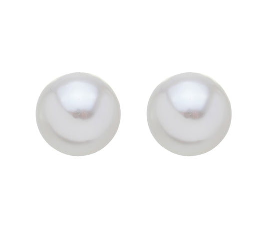 18K Gold Plated Big Pearl Earring