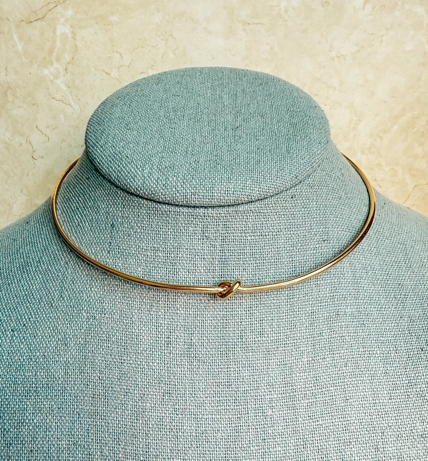 18k Gold Plated Knot Choker