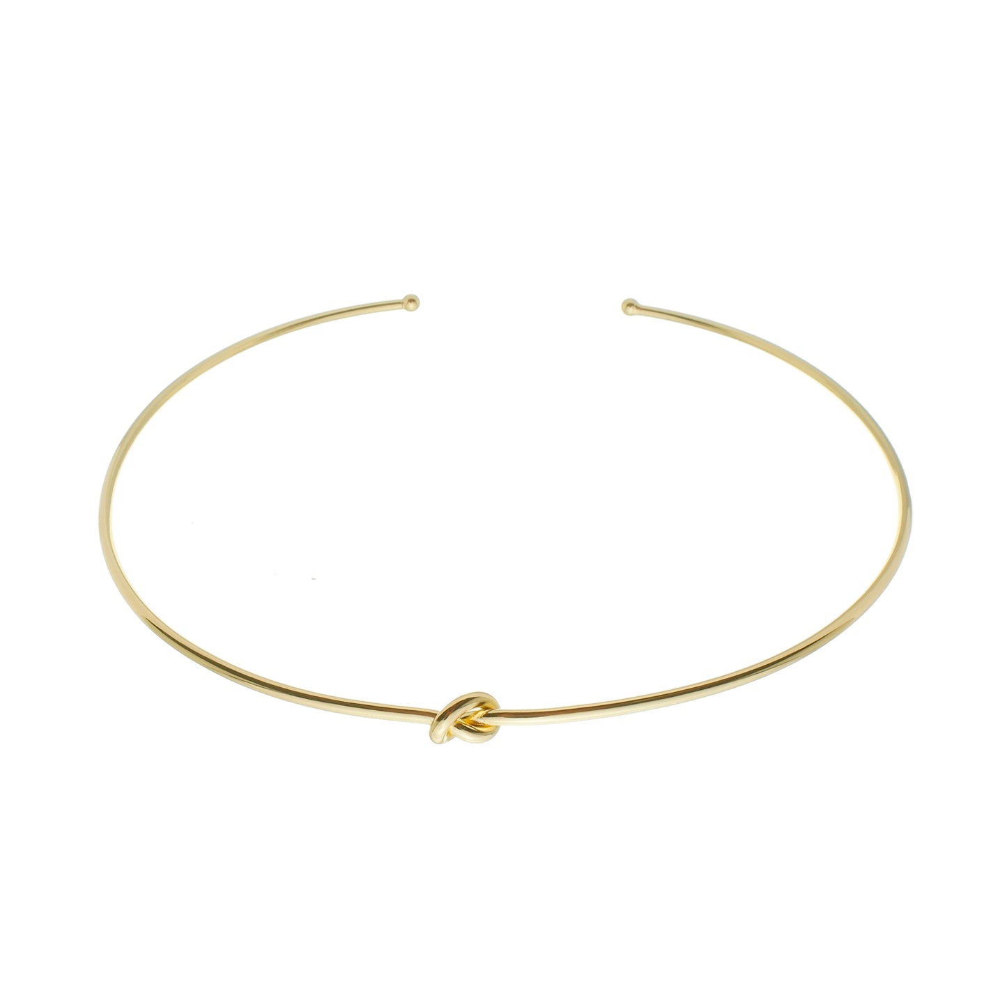 18k Gold Plated Knot Choker