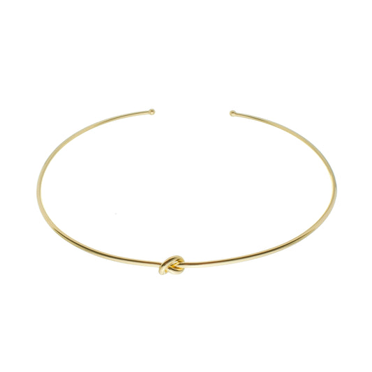 18k Gold Plated Knot Choker