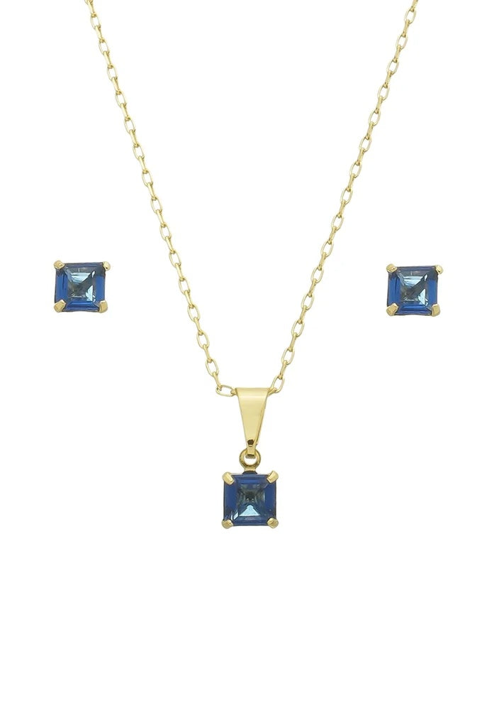 18k Gold Plated Delicate Dainty Jewelry Set