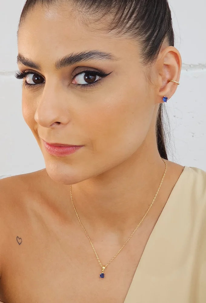 18k Gold Plated Delicate Dainty Jewelry Set