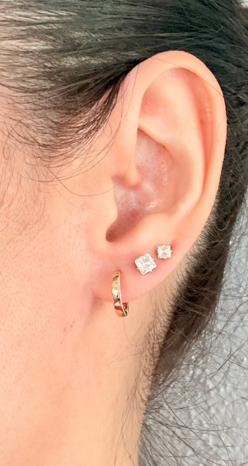 18k Gold Plated Everyday Huggie Hoop Earrings