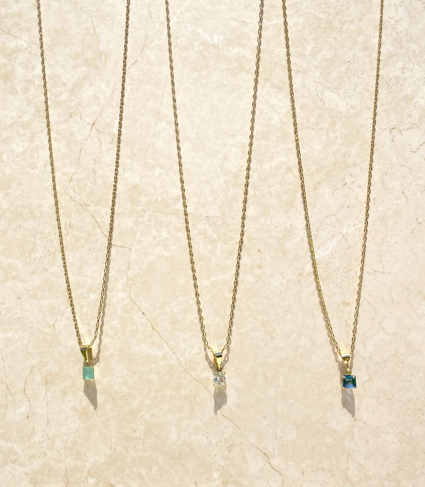 18k Gold Plated Delicate Dainty Jewelry Set