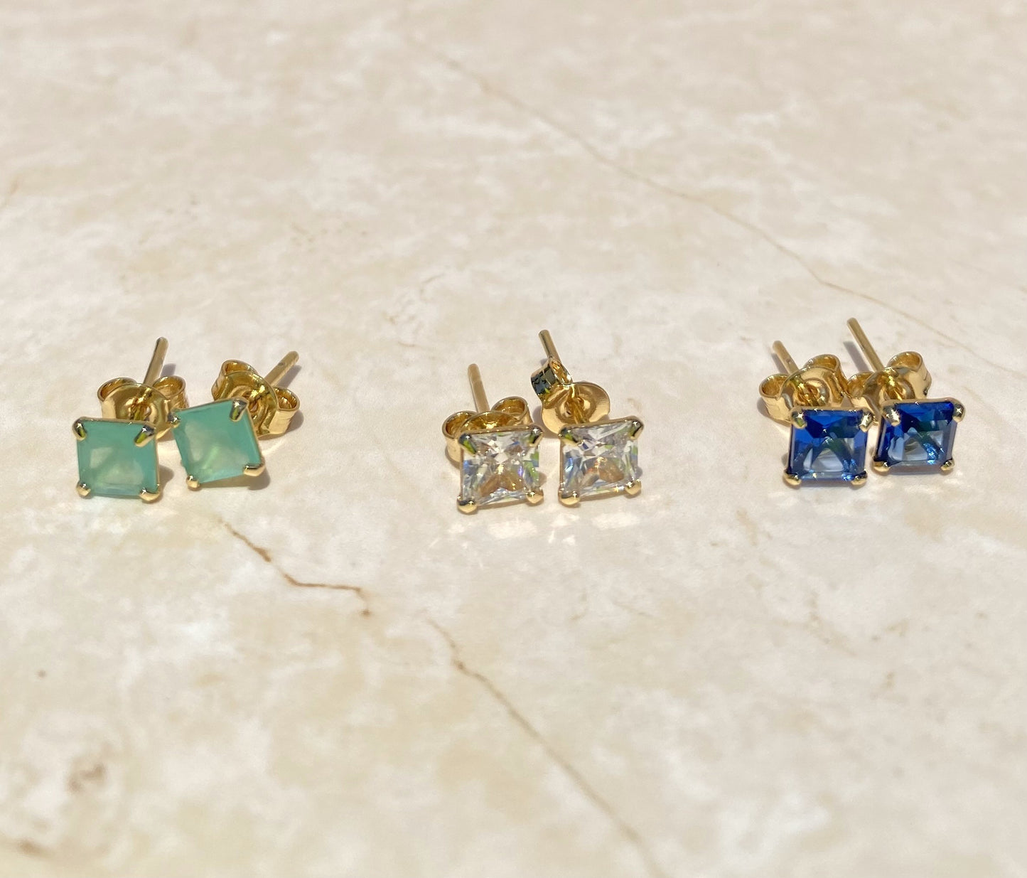 18k Gold Plated Delicate Dainty Jewelry Set